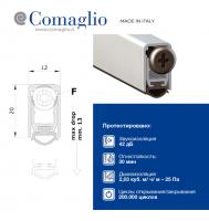 Порог автоматический COMAGLIO (Италия) Модель 422 MINI. Размер 20Х12 мм