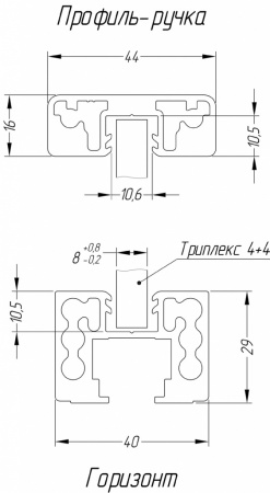 дверь алюминиевая profildoors 1at