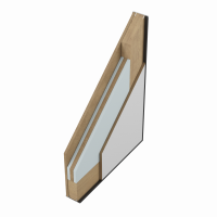 ProfilDoors 1PW шумоизоляционная дверь (внутренее наполнение - акустическая плита)