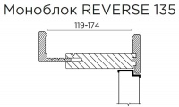 Коробочный блок EXPORT REVERSE 135 мм (+ верхняя перемычка)